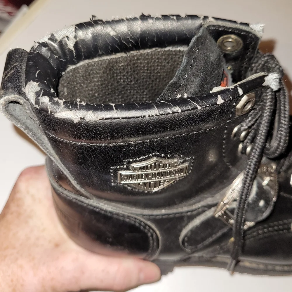 Harley-Davidson Black Combat Boots - Picture 6 of 9
